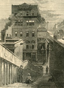 The Houses in Waterloo Bridge Road, c1878 by Unbekannt