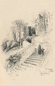 The Hundred Steps, 1895 by Unbekannt