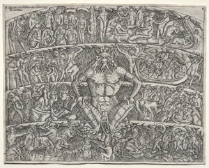 The Inferno According to Dante, After the Fresco in the Campo Santo at Pisa by Unbekannt