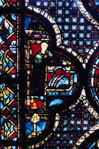 The Inn, Stained Glass, Chartres Cathedral, France by Unbekannt