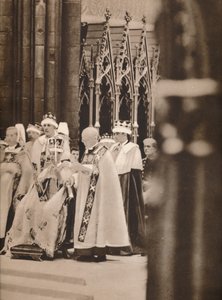 The Inthronization of His Majesty, who is seen crowned and sceptred