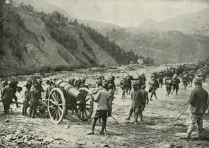 The Italian Army on the March
