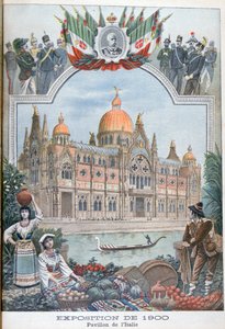 The Italian pavilion at the Universal Exhibition of 1900, Paris