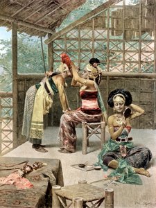 The Javanese Dancers, Universal Exposition, Paris