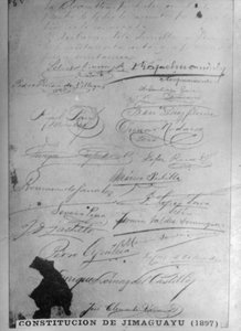 The Jimaguayu Constitution, 1895