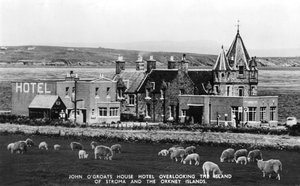 The John OGroats House Hotel, John OGroats, Highlands, Scotland, early 20th century