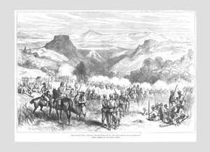 The Kaffir War - Driving the Kaffirs out of the Iron Mount and Waterkloof, 1878 by Unbekannt