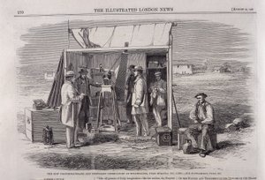 The Kew Heliograph Being Used in an Eclipse-Viewing Expedition to Spain by Unbekannt