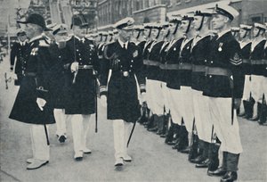 The King Opening The Navy Week at Portsmouth, c1935-1937