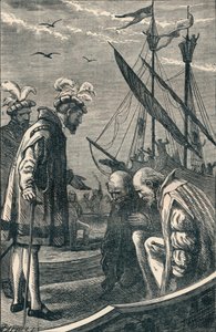 The King Visits Vasco da Gama, 1904 by Unbekannt