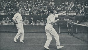 The King as Lawn-Tennis Player by Unbekannt