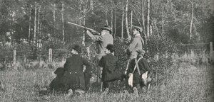 The King Shooting Over Sandringham Preserves, 1900s, 1910 by Unbekannt