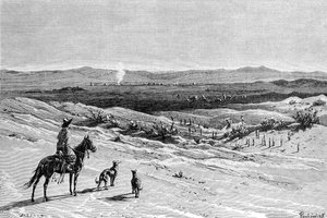 The Kizil-Kum Desert, Dussibal Wells, Asia