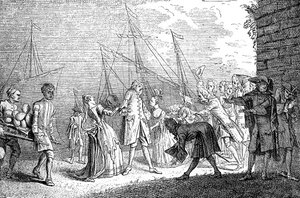 The Landing of Senesino, 1720
