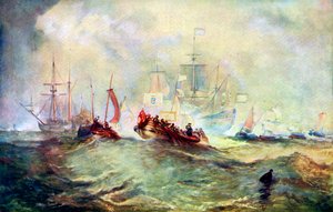 The Landing of William of Orange at Torbay, 1688, c1920