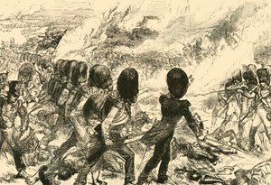 The Last Charge at Waterloo, 1815 by Unbekannt