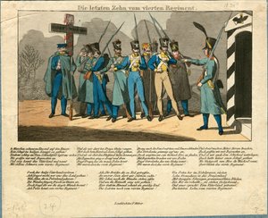 The Last Ten of the 4th Regiment by Unbekannt