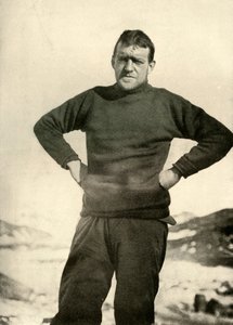 The Leader of the Expedition in Winter Garb by Unbekannt
