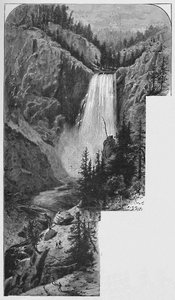 The Lower Falls, 1883 by Unbekannt