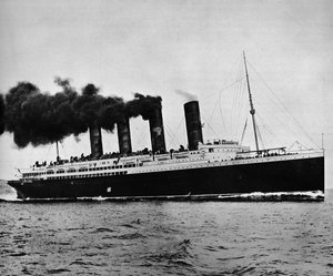 The Lusitania at Full Speed by Unbekannt