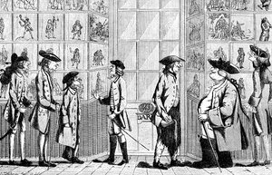 The Macaroni Print Shop, 1772