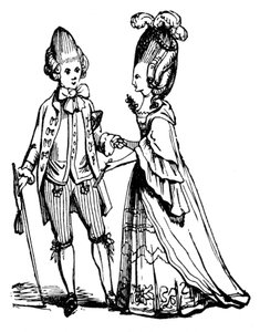 The Macaronies, 1772 by Unbekannt