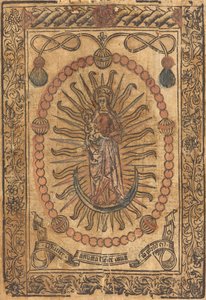 The Madonna and Child in a Rosary by Unbekannt