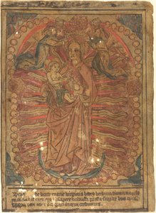 The Madonna and Child in a Rosary by Unbekannt