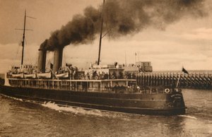 The Mail-Steamer Stad Antwerpen by Unbekannt