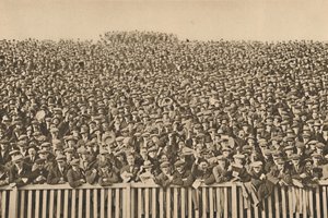 The Many-Headed Voice Which Roars Behind The Touch-Line Every Winter Saturday, c1935