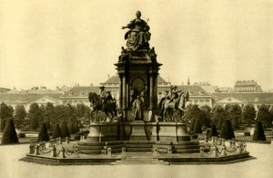 The Maria Theresia Monument, Vienna, Austria, c1935 by Unbekannt