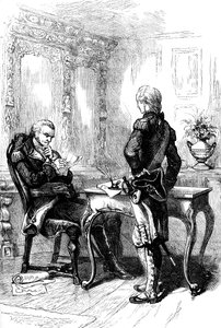 The Marquis de Lafayette with George Washington by Unbekannt