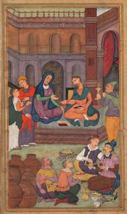 The Marriage at Cana, from a Mirror of Holiness Mirat al-quds of Father Jerome Xavier