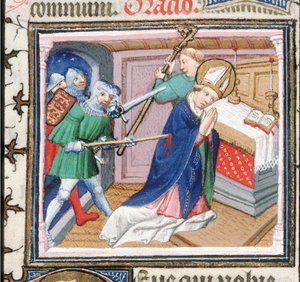 The Martyrdom of Saint Thomas Becket, 1460s by Unbekannt