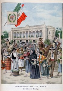 The Mexican Pavilion at the Universal Exhibition of 1900, Paris by Unbekannt