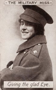The Military Miss - Giving the glad Eye, c1914 by Unbekannt