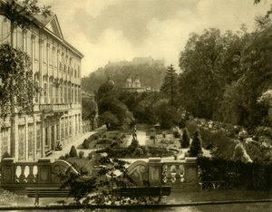 The Mirabell Palace and gardens, Salzburg, Austria, c1935 by Unbekannt