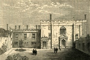 The Monastery of St. John of Jerusalem, Clerkenwell - The Chapel from the South, c1872 by Unbekannt