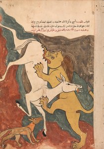 The Monkey Tells the Story of the Fox Luring the Ass to its Death by the Lion