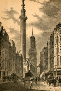 The Monument and the Church of St. Magnus