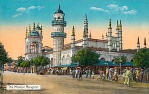 The Mosque Rangoon, c1888 by Unbekannt