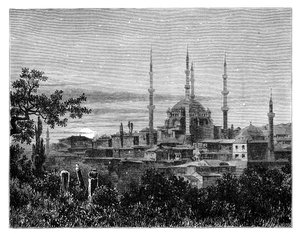 The Mosque of Selim II at Adrianople, Turkey, c1888 by Unbekannt