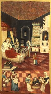 The Nativity of the Virgin by Unbekannt