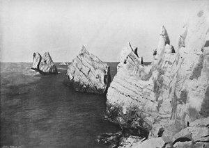 The Needles - General View, Showing the Lighthouse by Unbekannt
