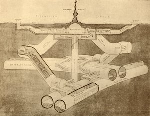 The New Piccadilly Circus Tube Station, 1930