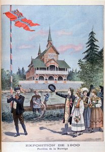 The Norwegian pavilion at the Universal Exhibition of 1900, Paris by Unbekannt