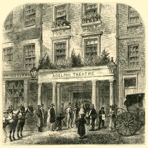The Old Adelphi Theatre, 1881 by Unbekannt