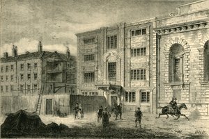 The Old Post Office, in Lombard Street, about 1800, c1872 by Unbekannt