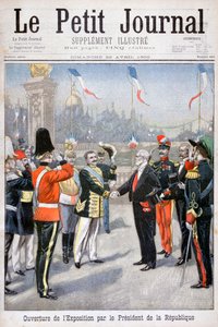 The Opening of the Universal Exhibition by the President of the Republic, Paris by Unbekannt