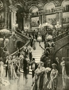 The Opera in Paris by Unbekannt